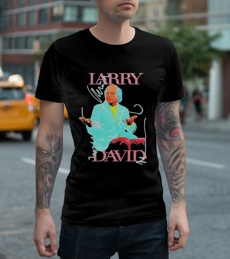 Larry David Pretty Good Retro Vibe Pastel T-Shirt