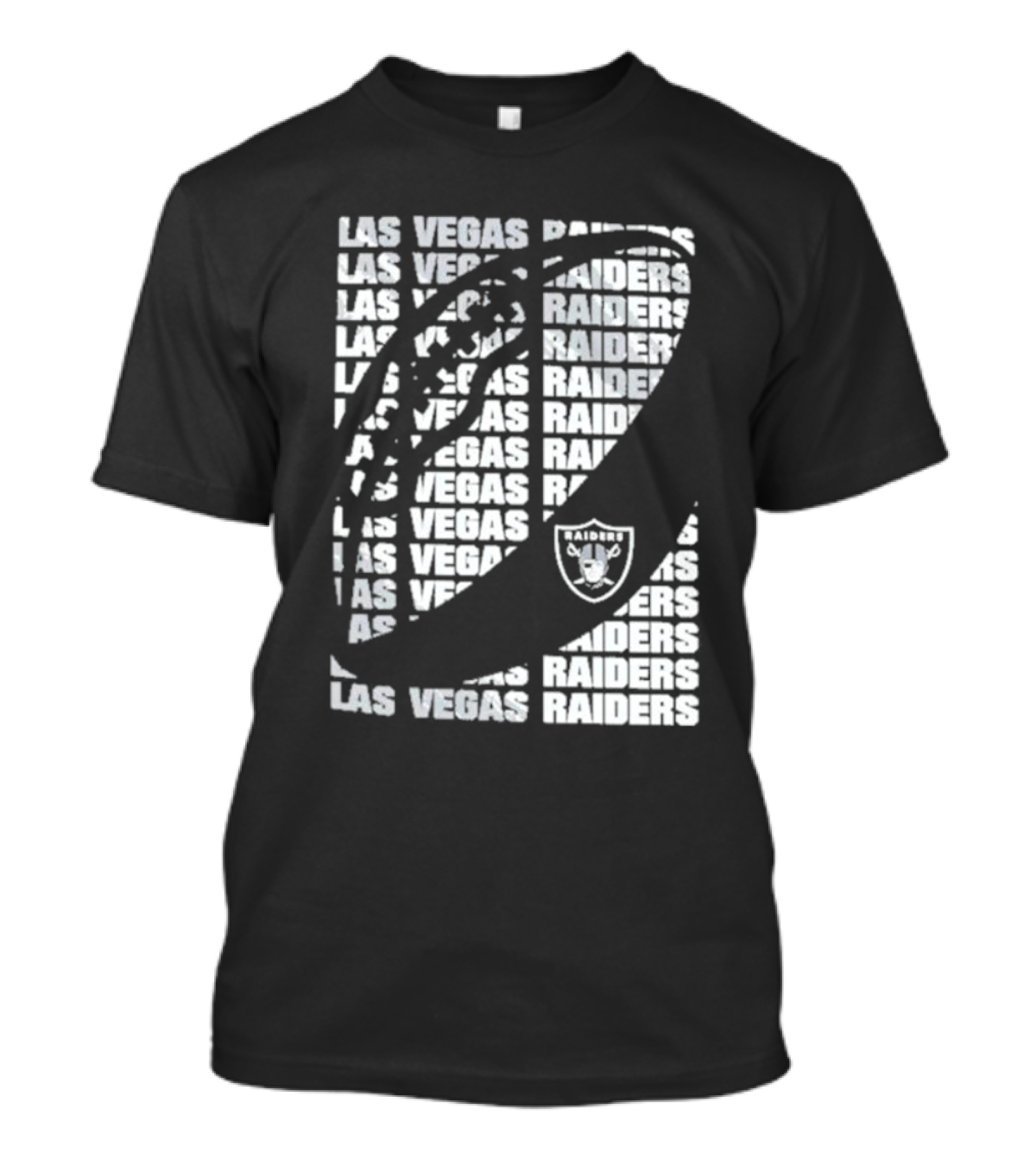 Las Vegas Raiders Youth Box Football Helmet Graphic Raider Nation T-Shirt
