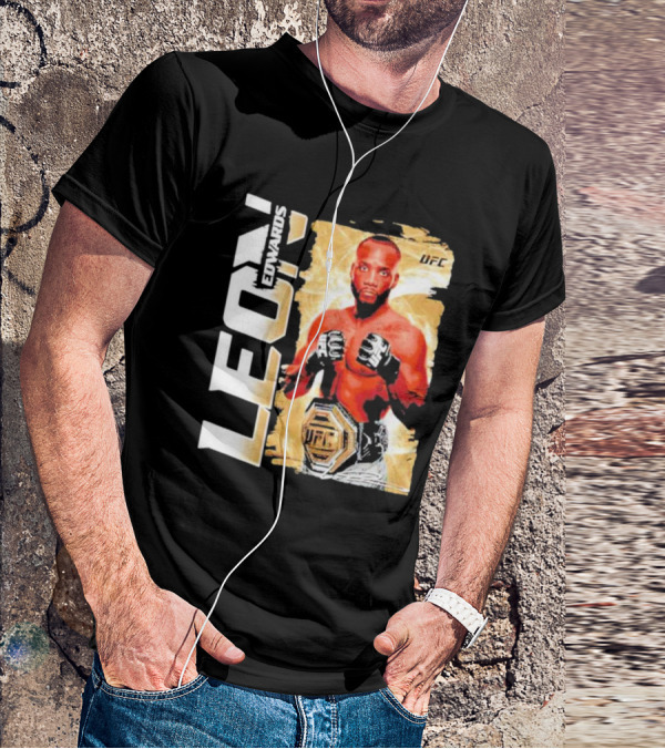 LEON EDWARDS UFC Champion Pose T-Shirt
