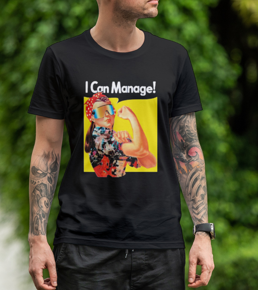 Local Dude Real Logan Ross I Can Manage Retro Iconic Concept T-Shirt