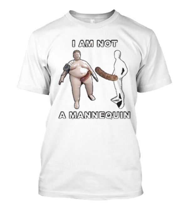 Lucca International Store I Am Not A Mannequin Sausages T-Shirt