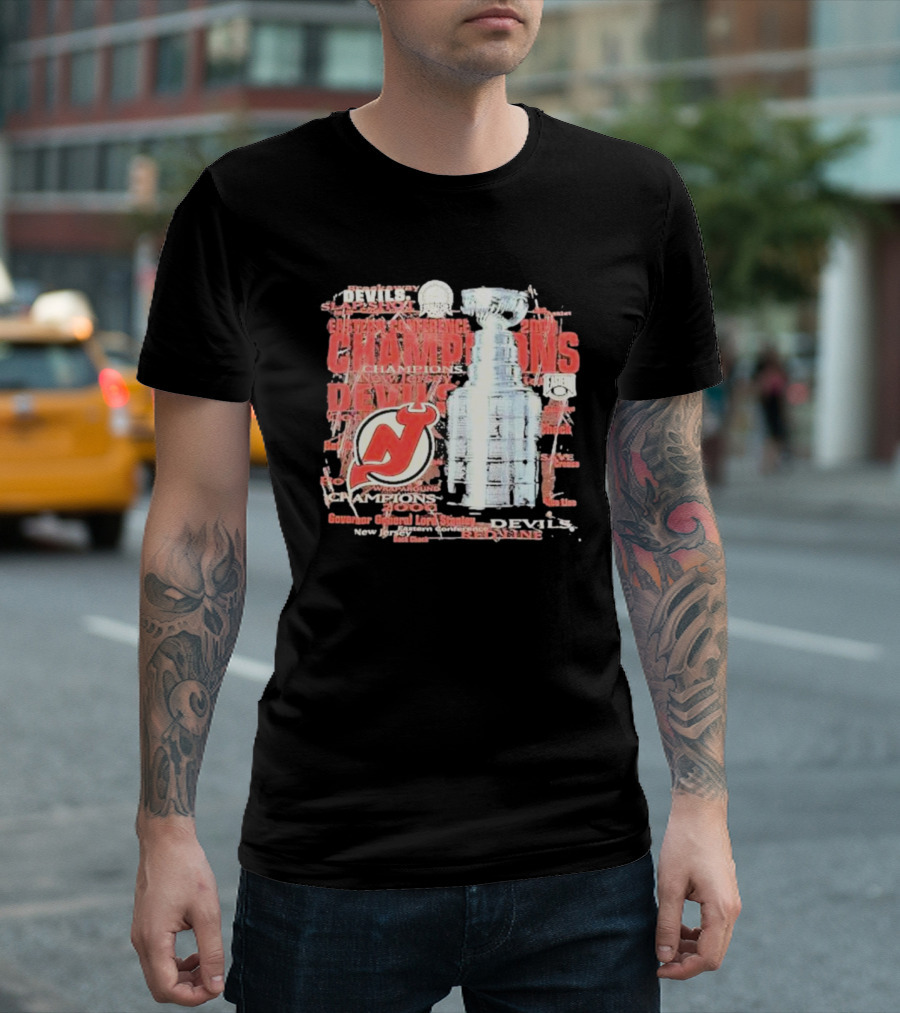 New Jersey Devils Stanley Cup Champions Eastern Conference T-Shirt