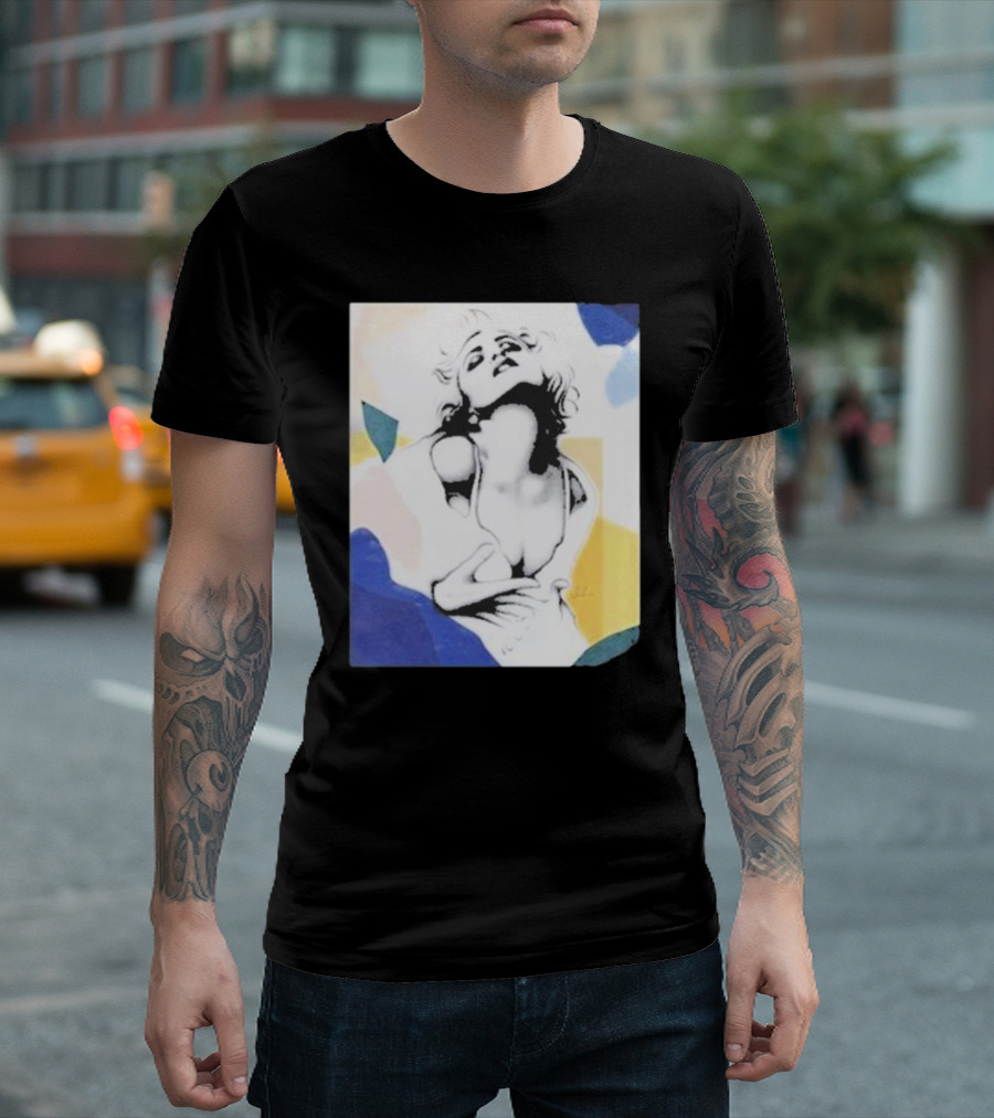 Nordacious Yearning Abstract Pop Art Marilyn Monroe T-Shirt