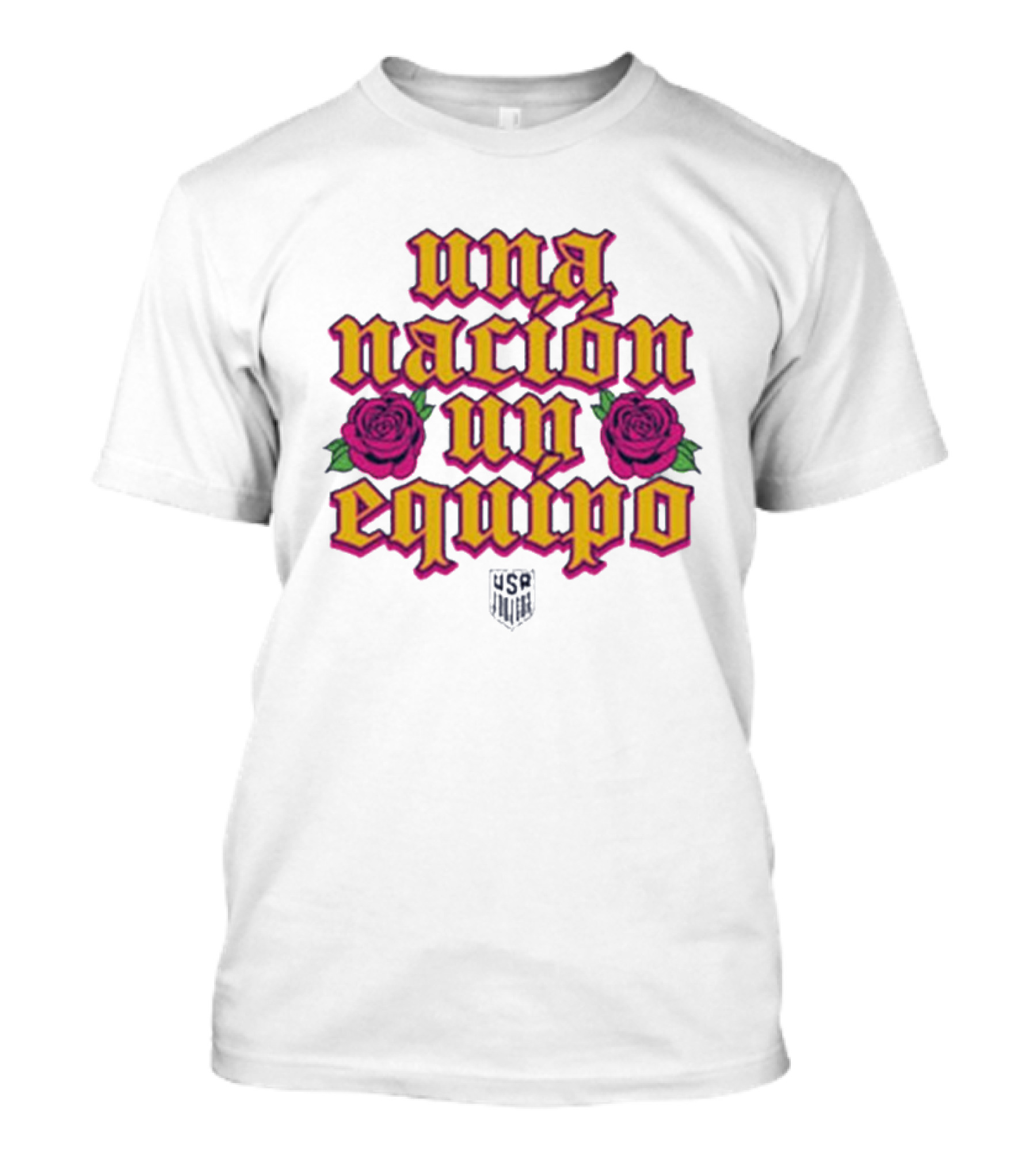 USA Hispanic Heritage Una Nación Un Equipo Roses T-Shirt