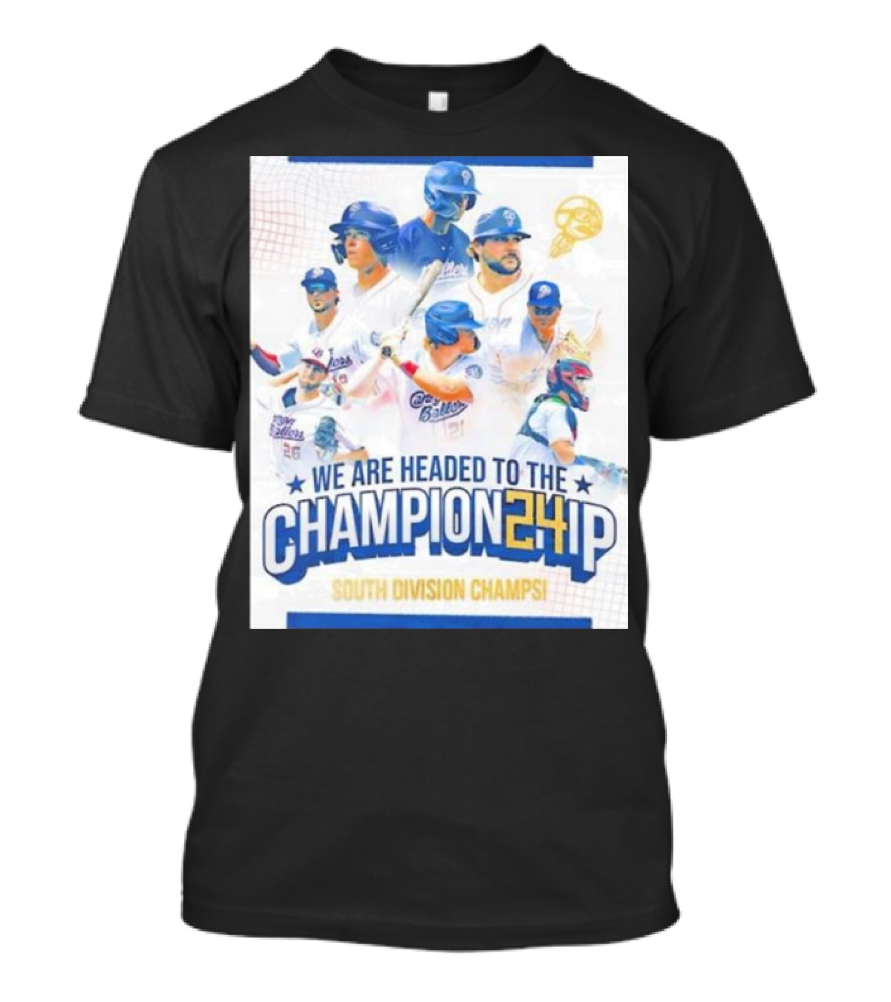 We Are Headed To The Championship 2024 South Division Champs Kannapolis Cannon Ballers Baseball T-Shirt