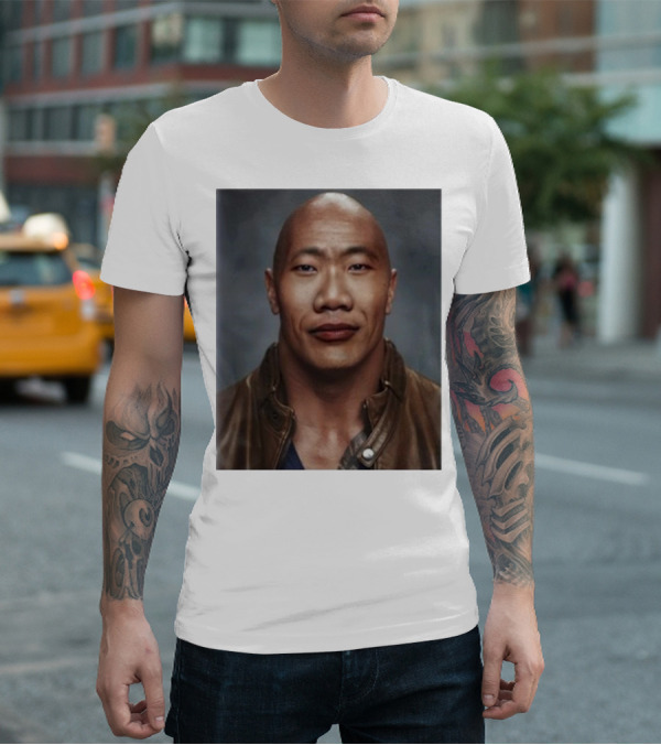 Dwayne The Wok Johnson Meme Face Mashup T-Shirt