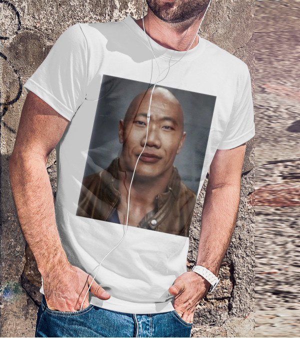 Dwayne The Wok Johnson Meme Face Mashup T-Shirt