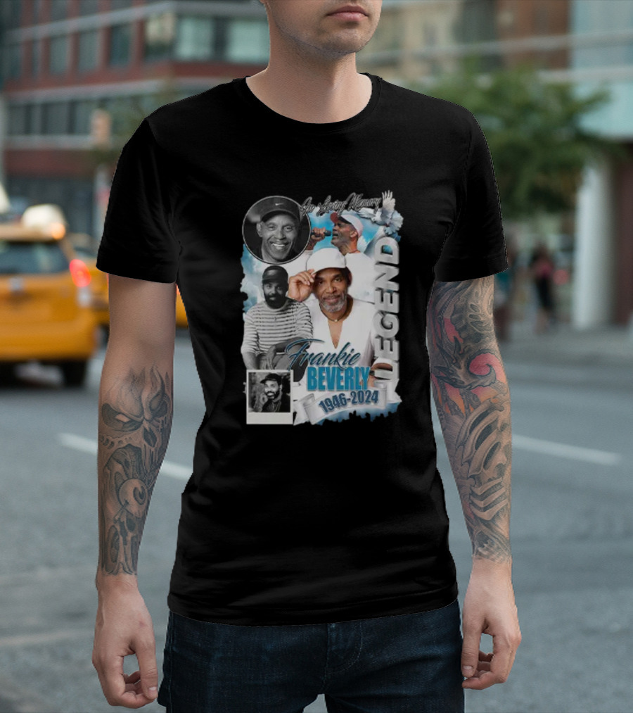 Frankie Beverly Legend In Loving Memory 1946-2024 T-Shirt