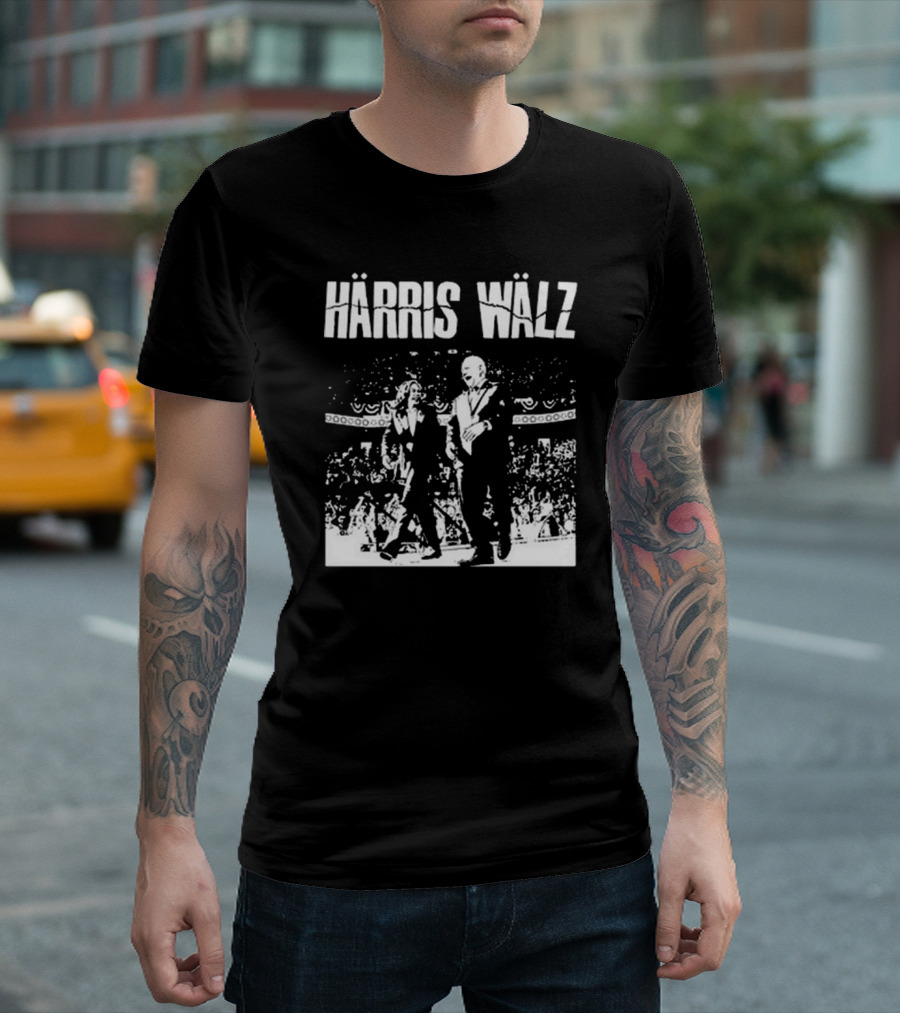 Harris Walz Husker Du Concert Event T-Shirt