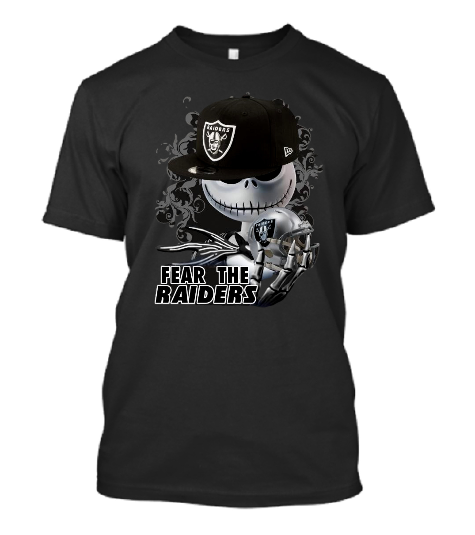 Las Vegas Raiders Jack Skellington Fear The Raiders Halloween T-Shirt