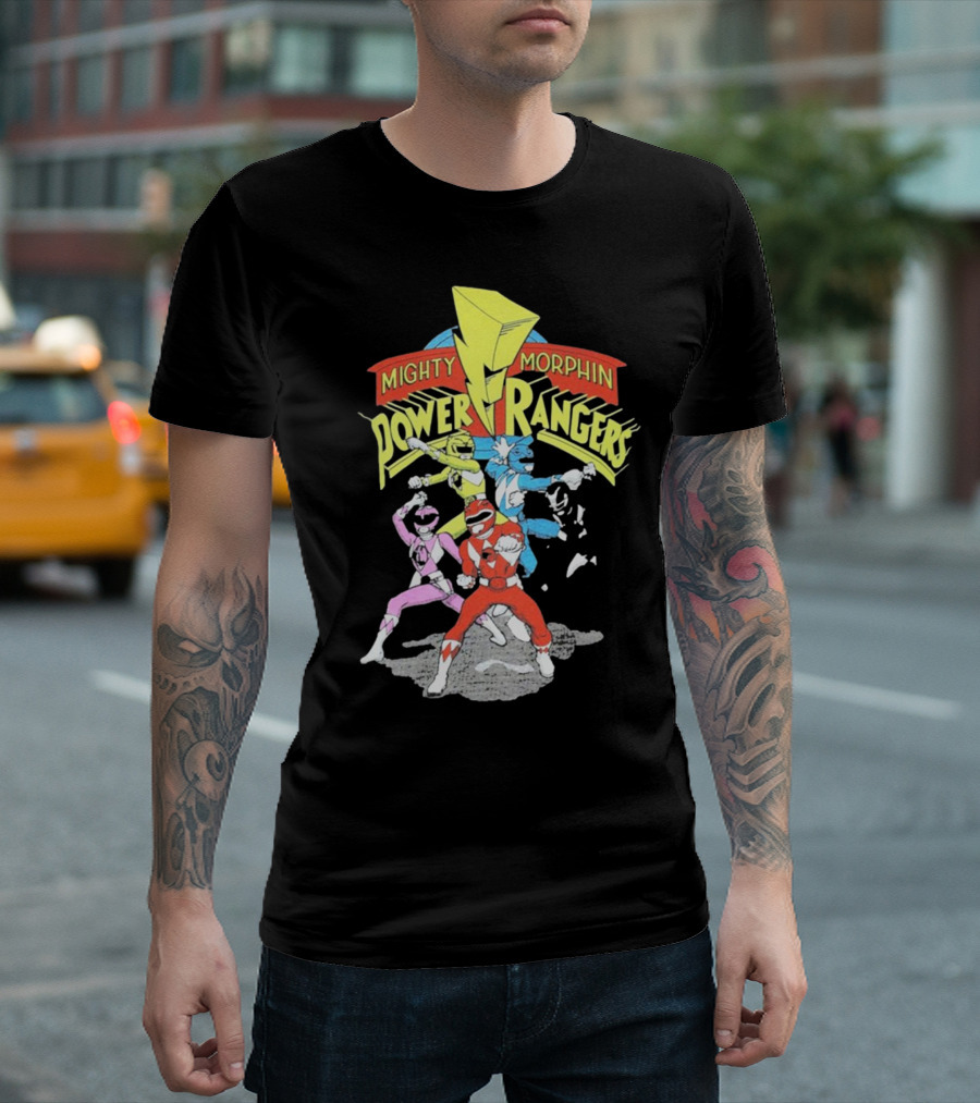 Mighty Morphin Power Rangers Classic Team T-Shirt