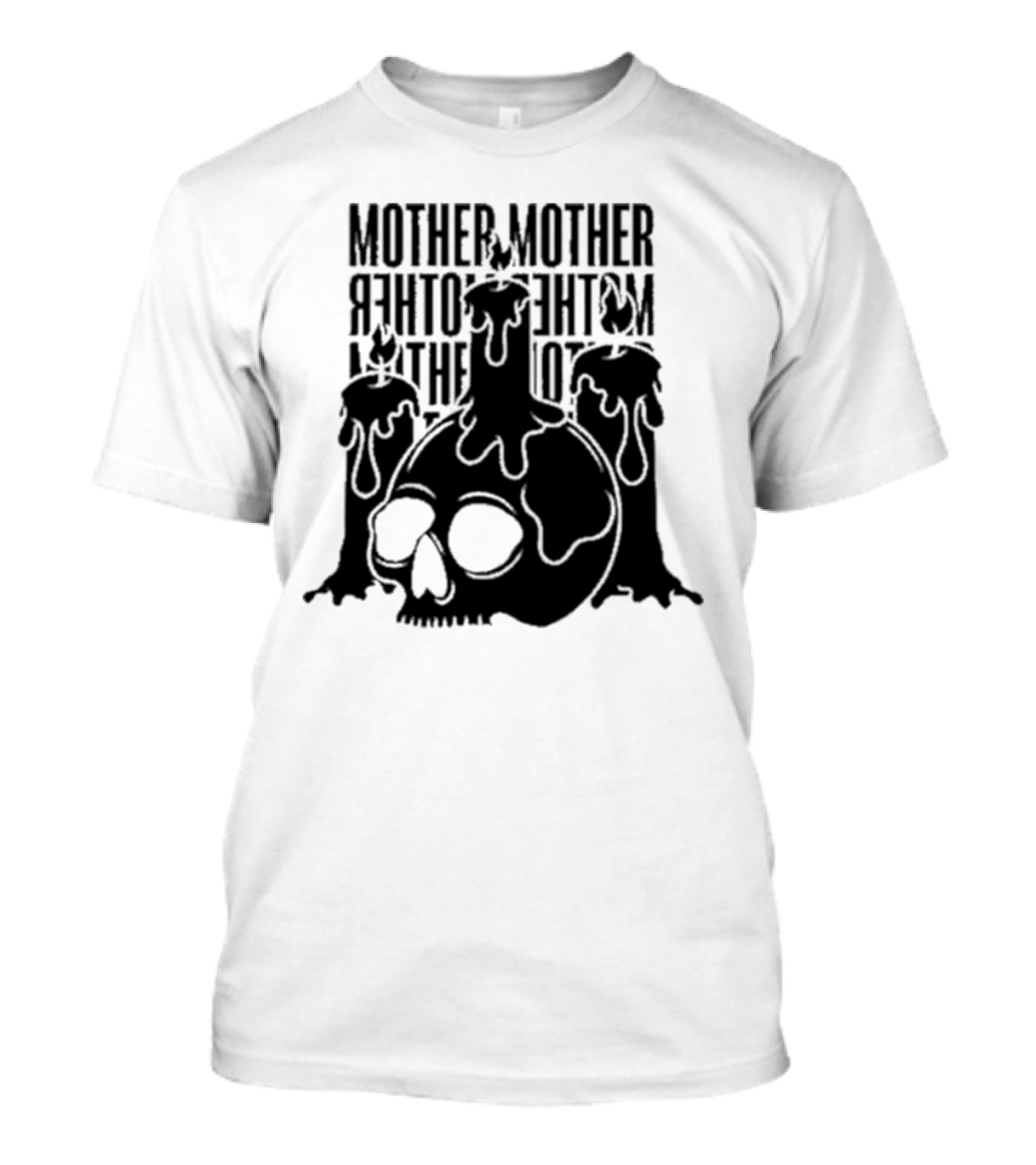 Mother Mother Melting Skull Candle T-Shirt
