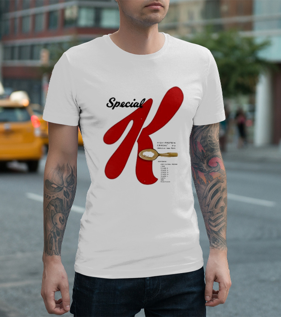 Special K High Protein Cereal Ketapoloclub Spoon T-Shirt