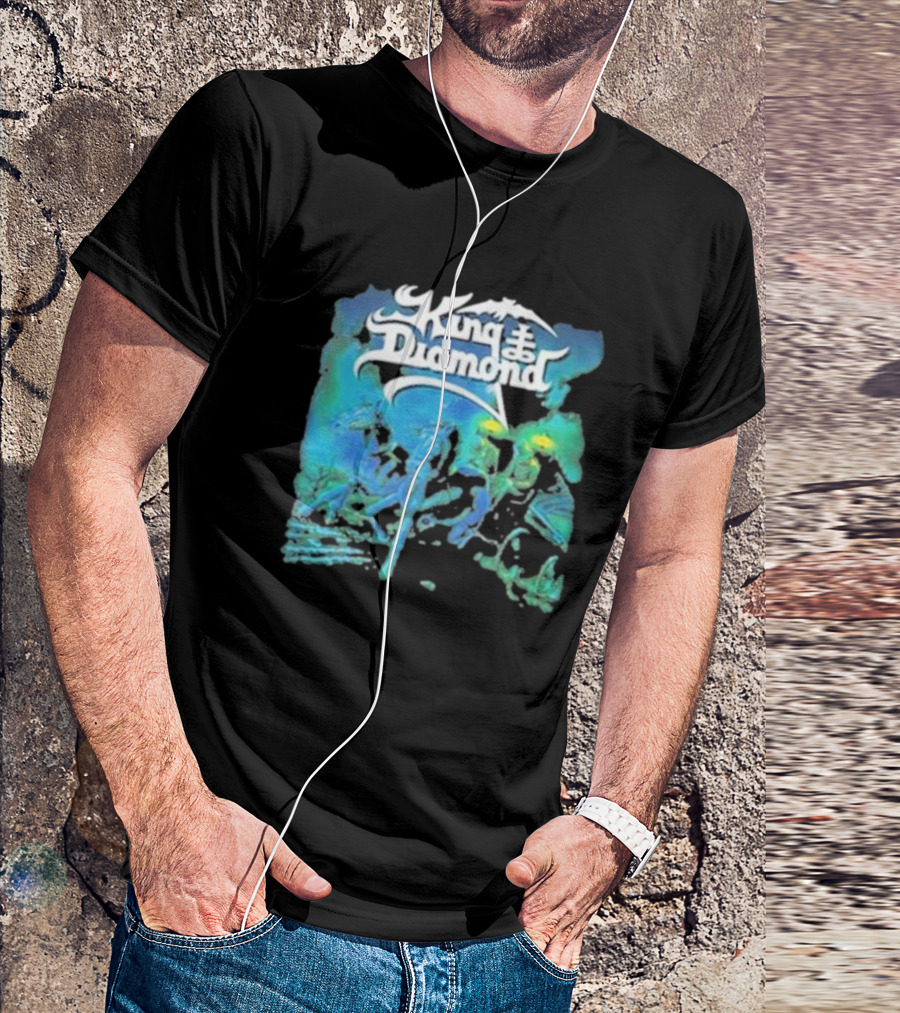 King Diamond Abigail Album Art Blue And Green T-Shirt