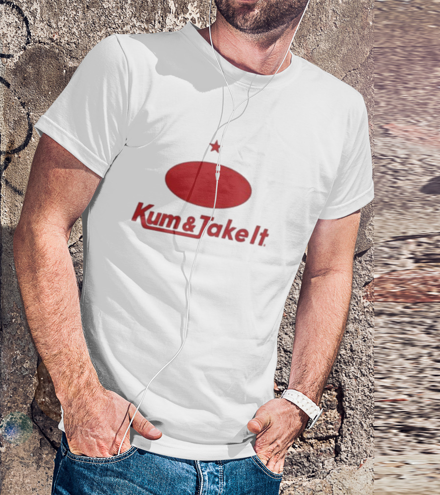 Kum And Take It Red Oval Star T-Shirt