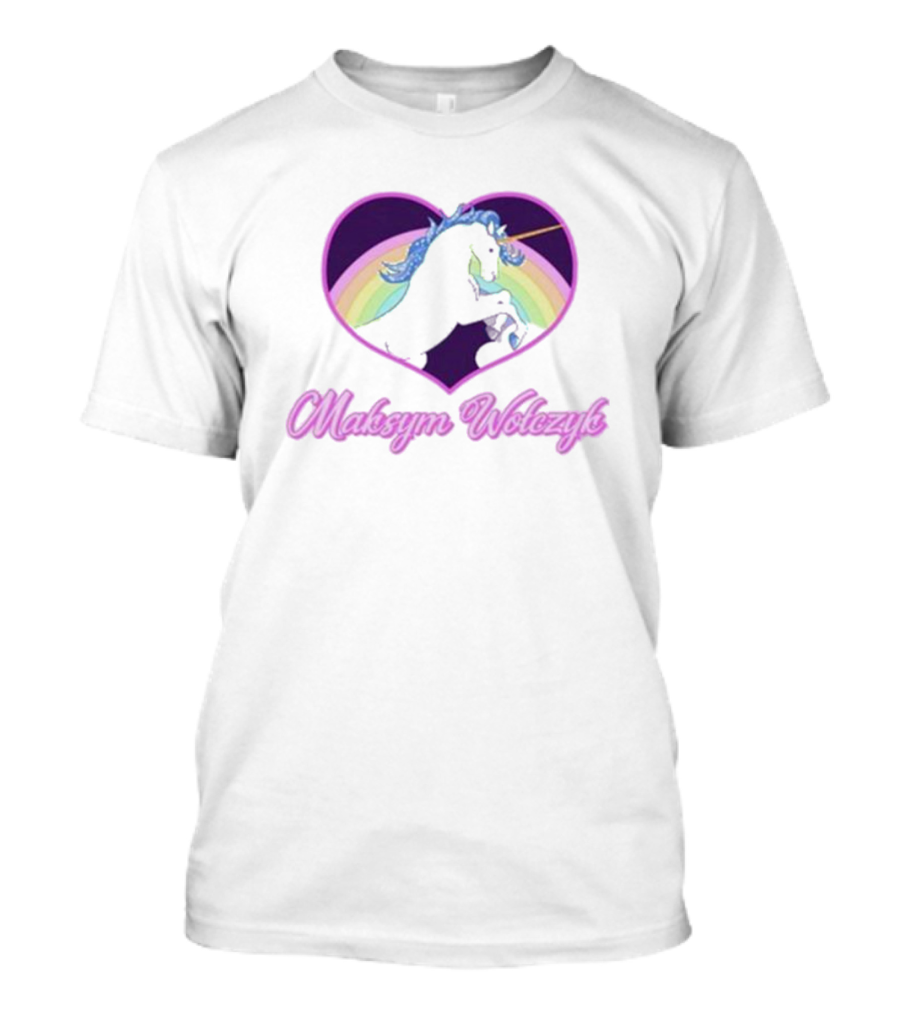 Maksym Woltzyk Unicorn Heart Rainbow 2024 Limited T-Shirt