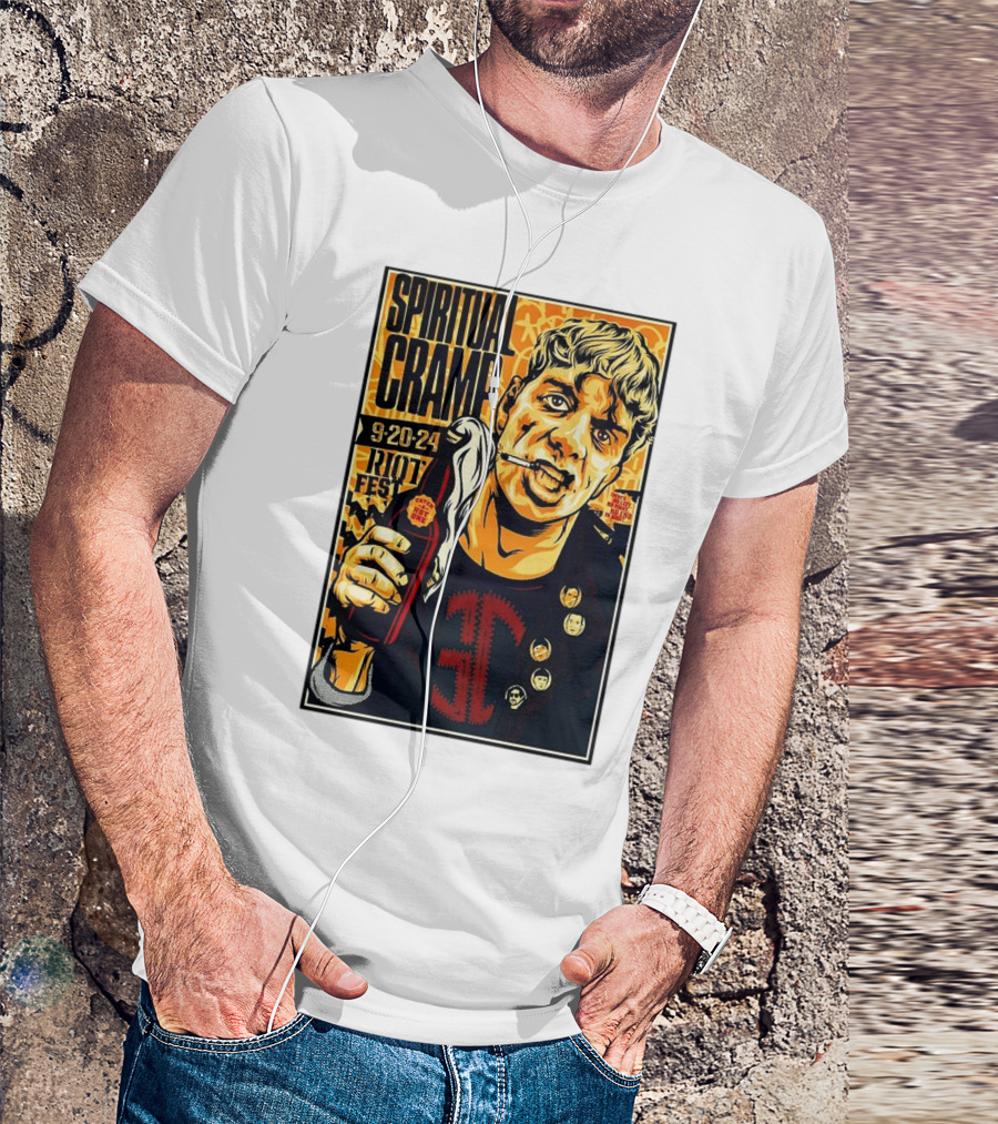 Spiritual Cramp Sept 20 2024 Riot Fest Chicago IL T-Shirt