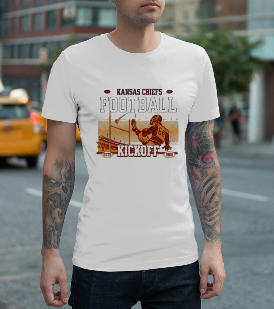 Kansas Chiefs Football Kickoff Vintage T-Shirt
