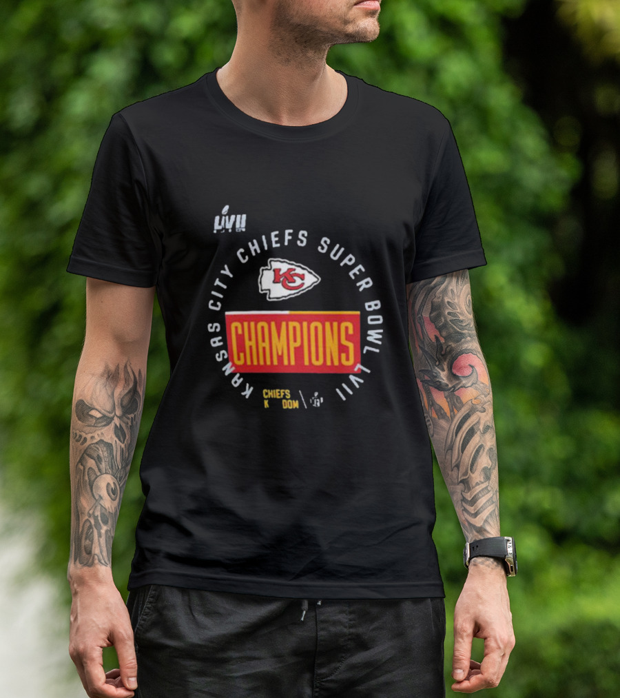 Kansas City Chiefs Super Bowl LVII Champions Chiefs Kingdom T-Shirt