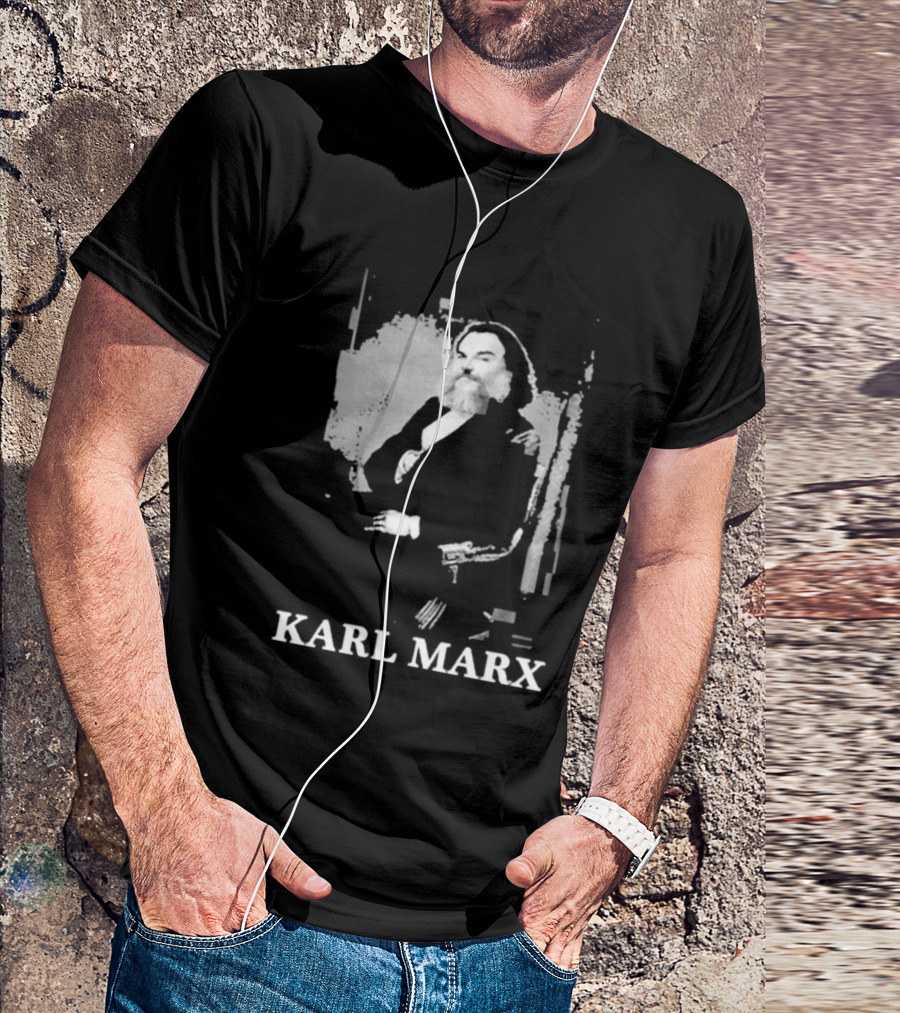 Karl Marx Jack Black Mashup T-Shirt
