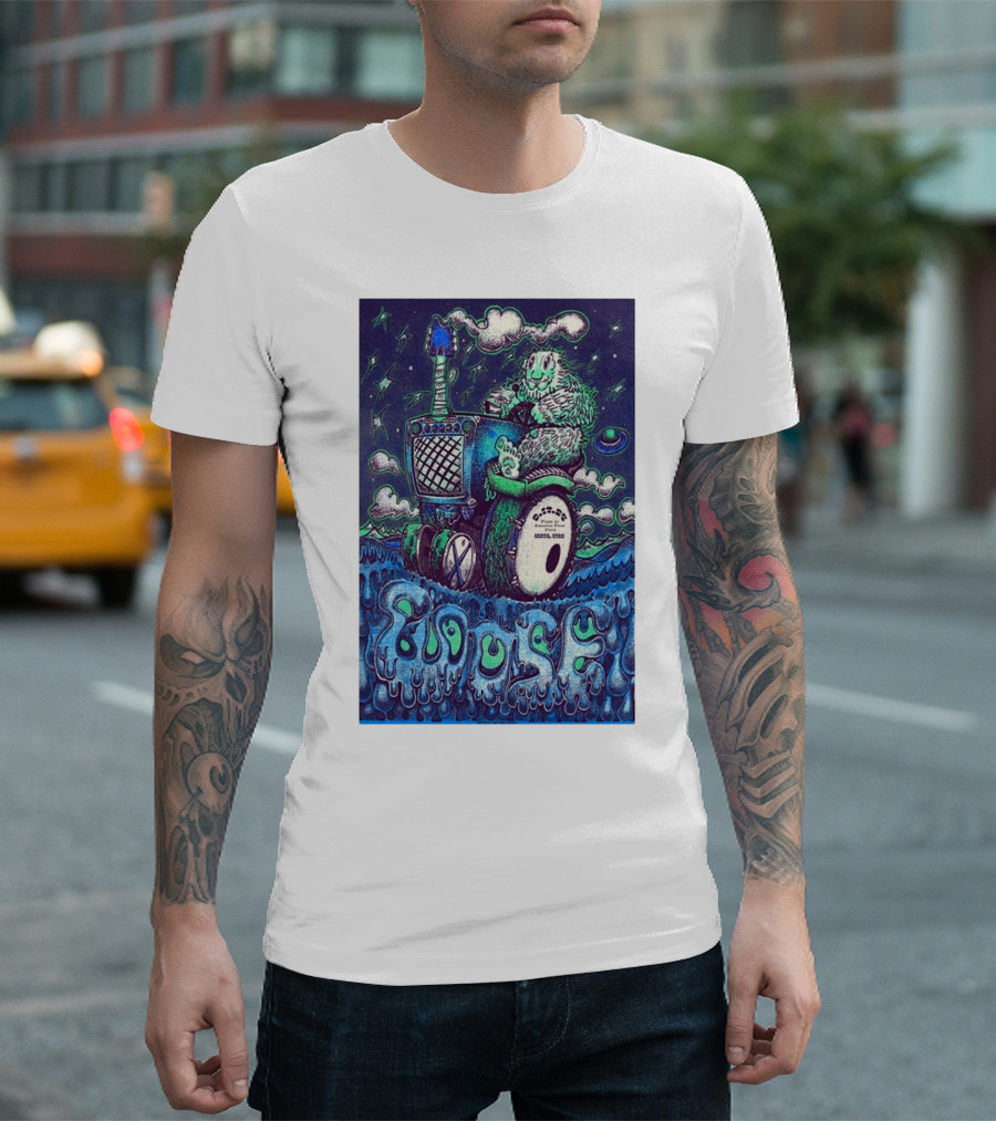 Goose at Plaza America First Field Sandy UT Sept 17 2024 Event Artwork T-Shirt