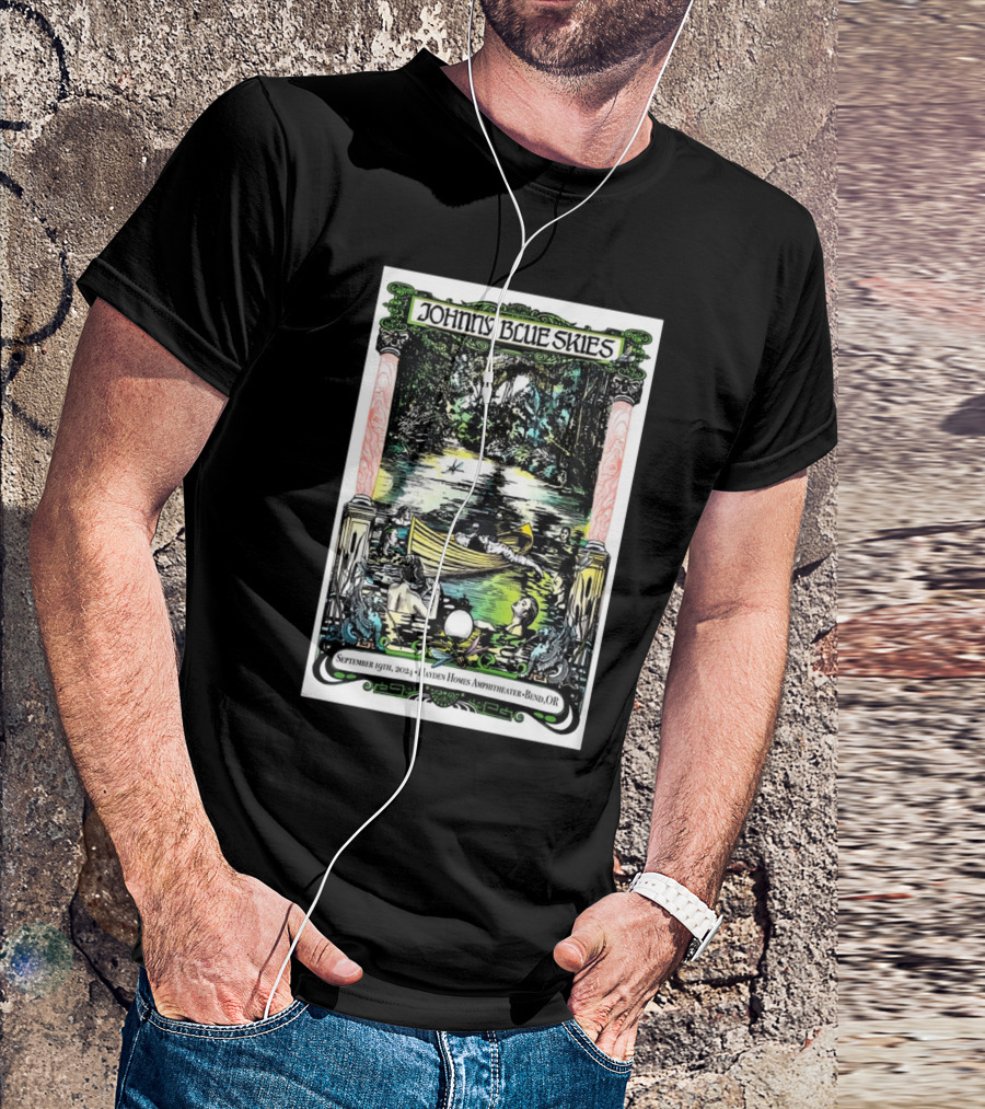 Johnny Blue Skies At Hayden Homes Amphitheater Bend OR September 19th T-Shirt