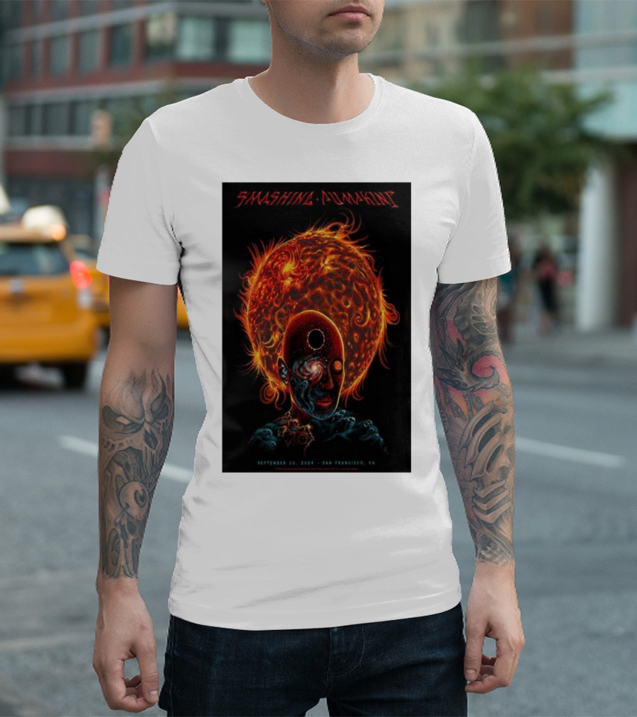Smashing Pumpkins San Francisco Oracle Park September 20 2024 Cosmic Tour T-Shirt