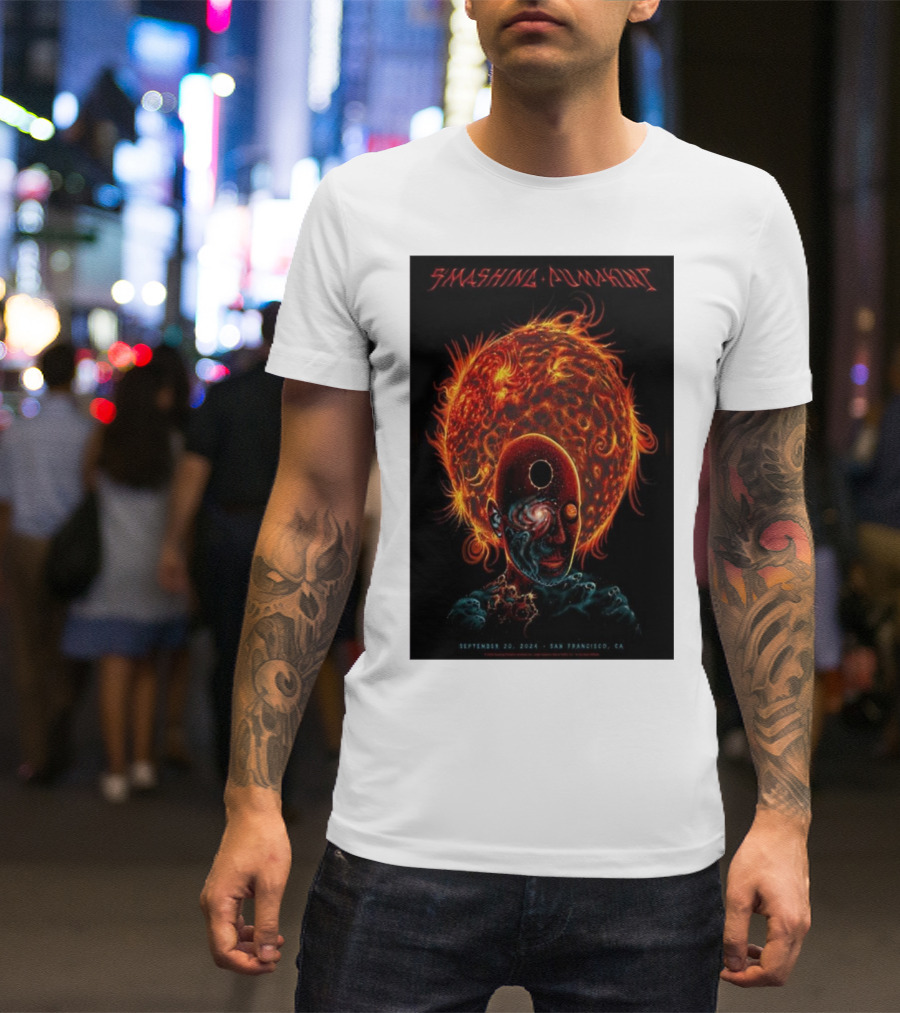 Smashing Pumpkins San Francisco Oracle Park September 20 2024 Cosmic Tour T-Shirt