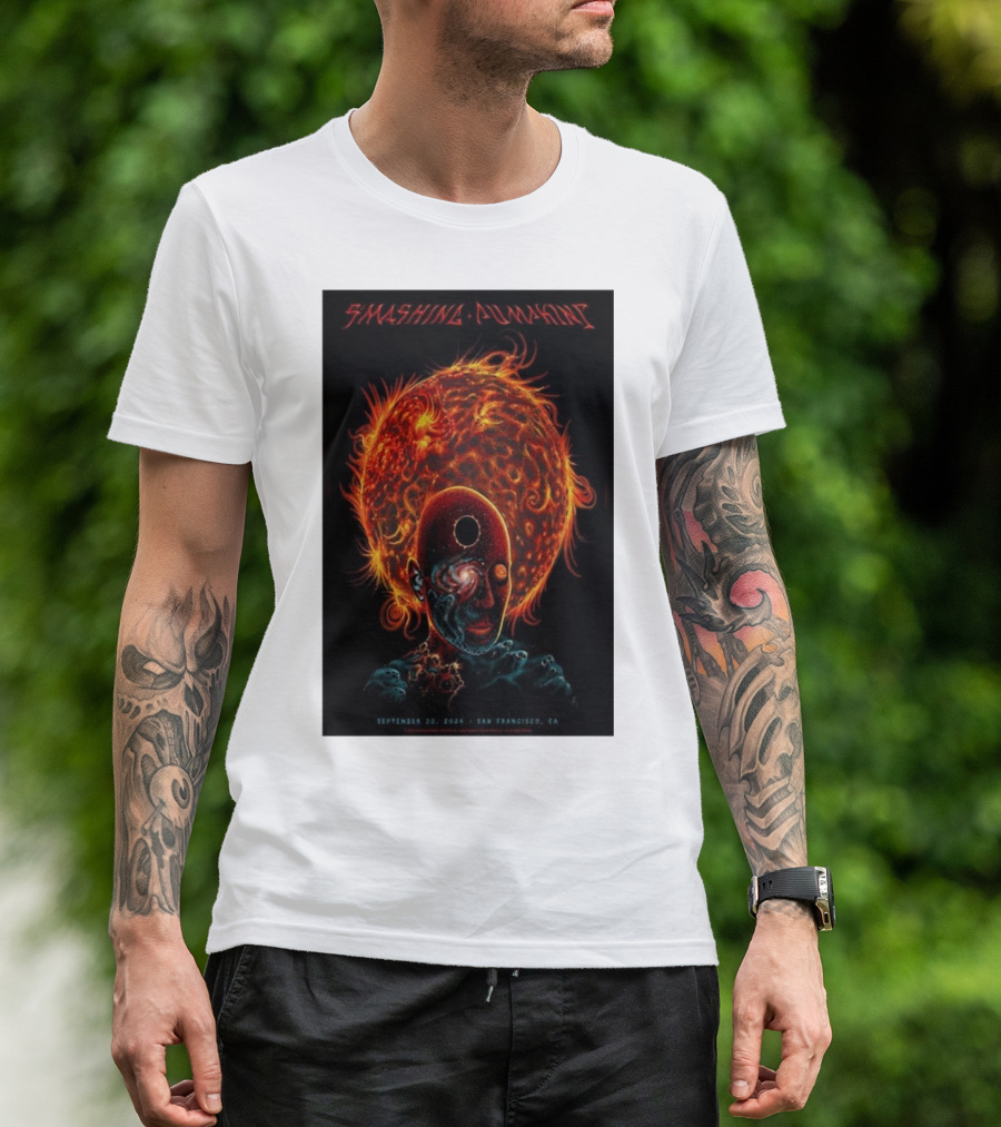 Smashing Pumpkins San Francisco Oracle Park September 20 2024 Cosmic Tour T-Shirt