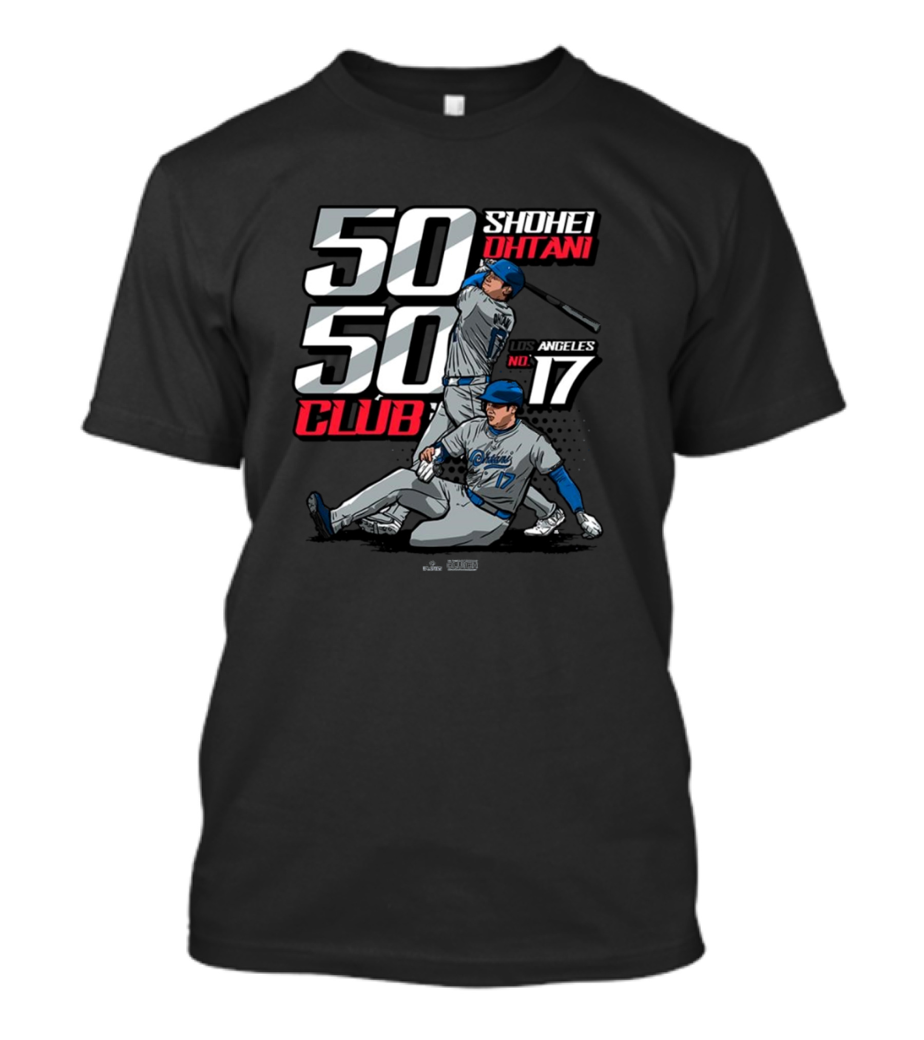 50 50 Club Shohei Ohtani Los Angeles No 17 T-Shirt