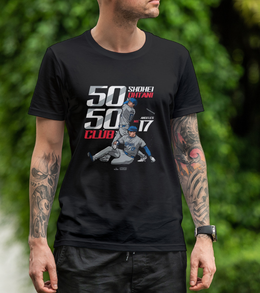 50 50 Club Shohei Ohtani Los Angeles No 17 T-Shirt