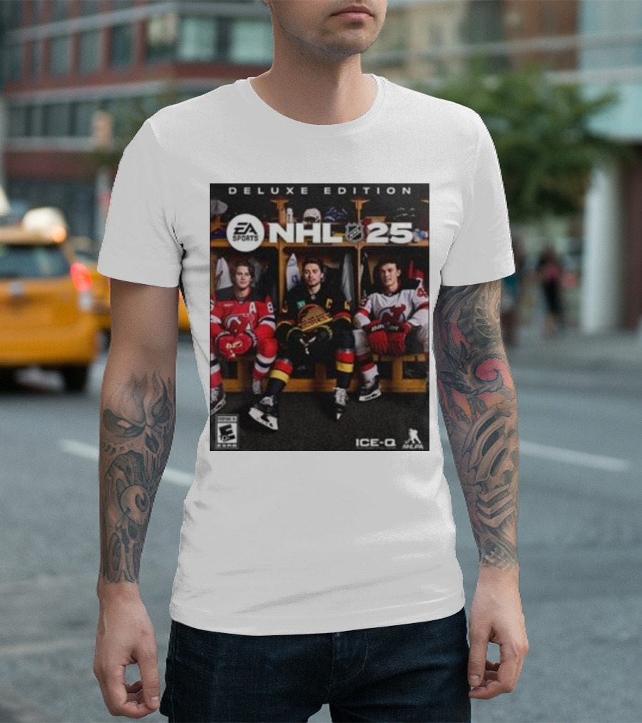 Deluxe Edition EA Sports NHL 25 Hughes Brothers Cover T-Shirt