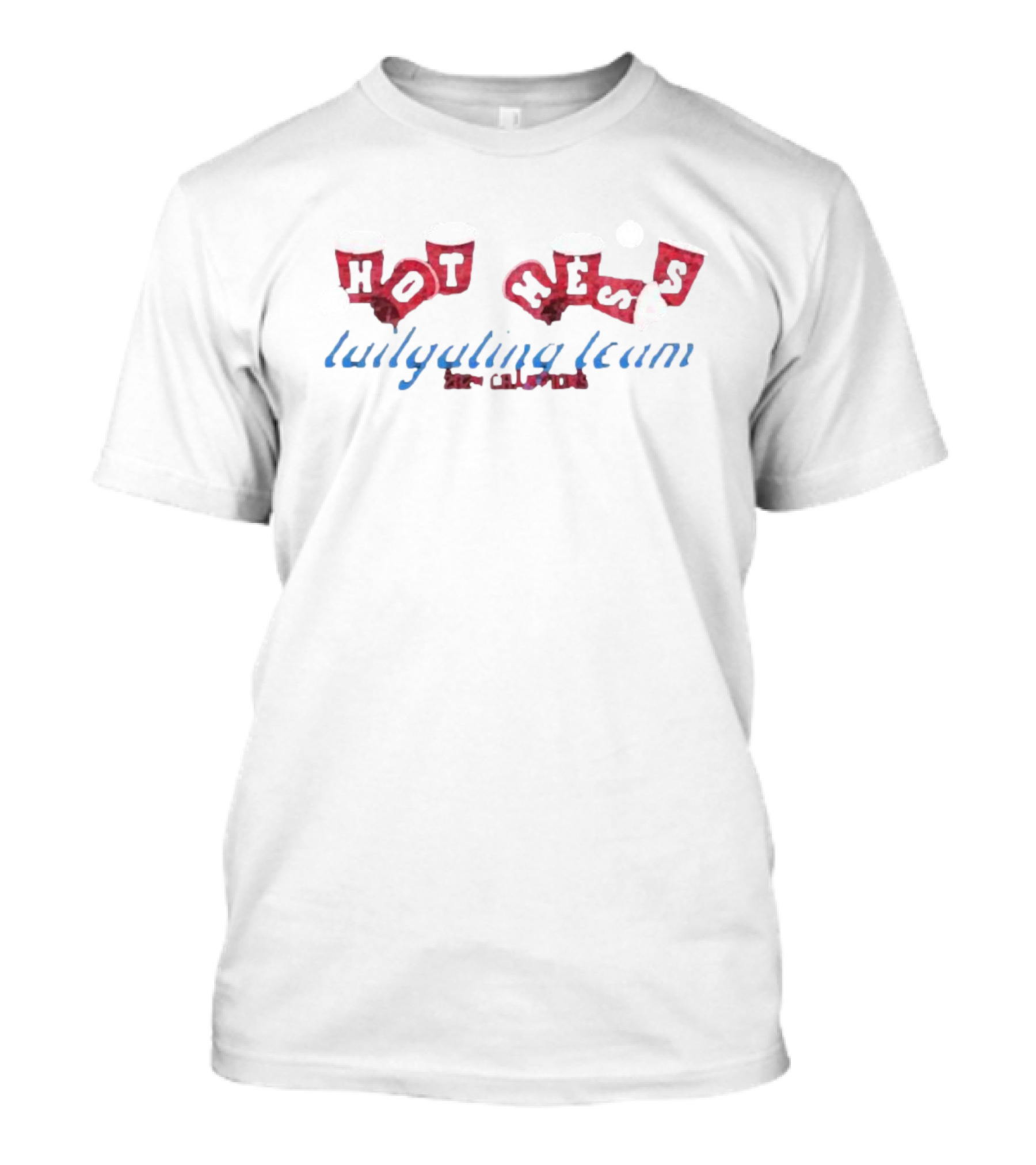 Iamunwell Hot Mess Tailgating Team 2024 Champions Red Cups Party Fun T-Shirt