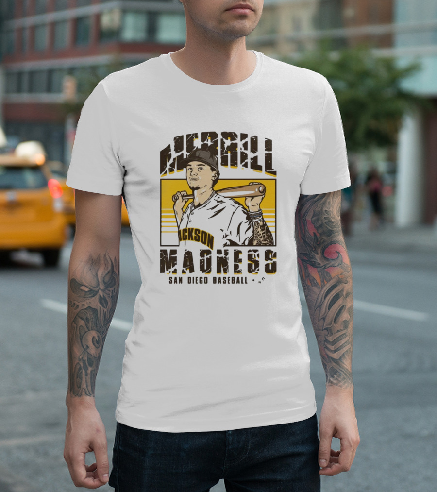 Jackson Merrill Madness San Diego Baseball T-Shirt