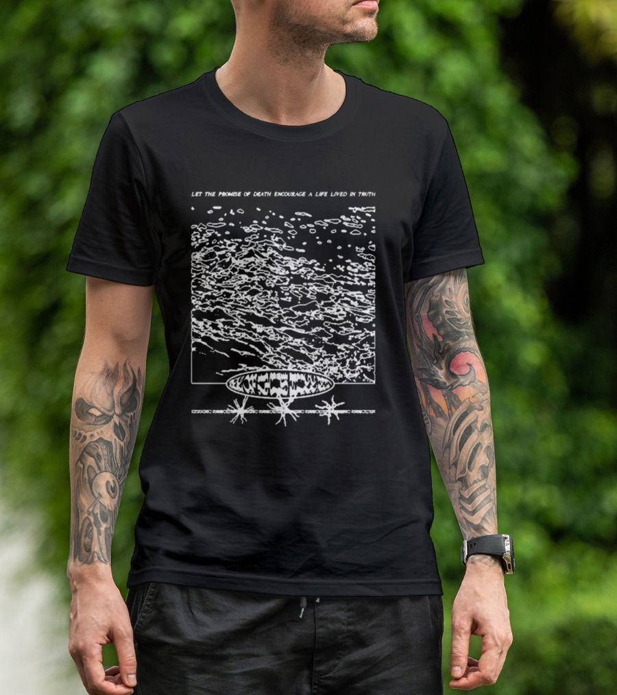 Let The Promise Of Death Encourage A Life Lived In Truth Mysterious Cosmic Landscape And Abstract T-Shirt