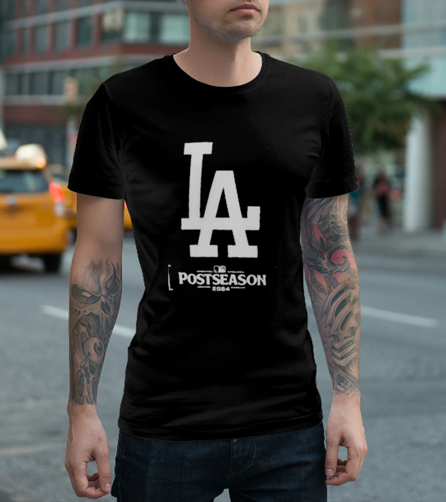 Los Angeles Dodgers LA 2024 MLB Postseason Authentic Collection Legend T-Shirt