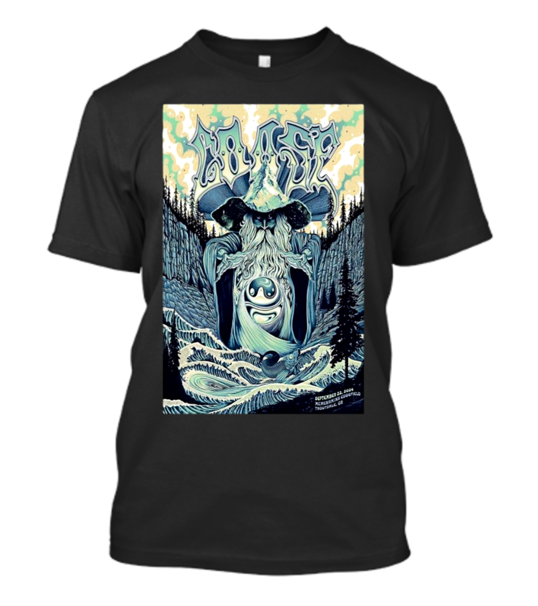 Goose Tour September 22 2024 McMenamins Historic Edgefield Troutdale OR Mystical Wizard T-Shirt