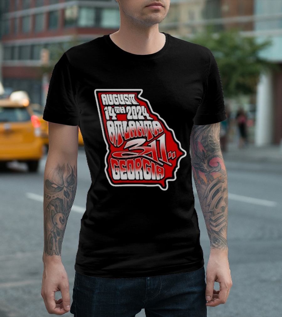 August 14 2024 Atlanta Georgia 311 Coca-Cola Roxy Theatre T-Shirt