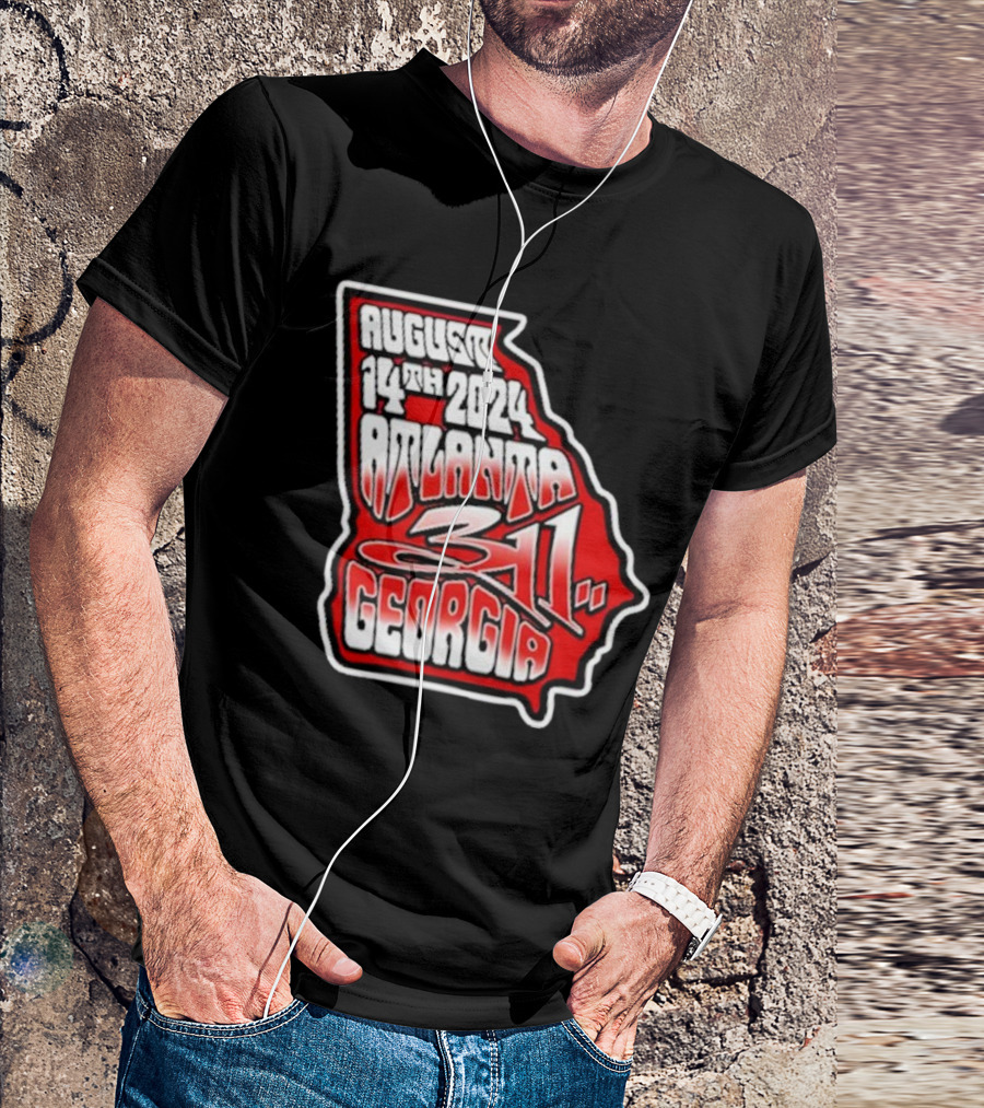 August 14 2024 Atlanta Georgia 311 Coca-Cola Roxy Theatre T-Shirt