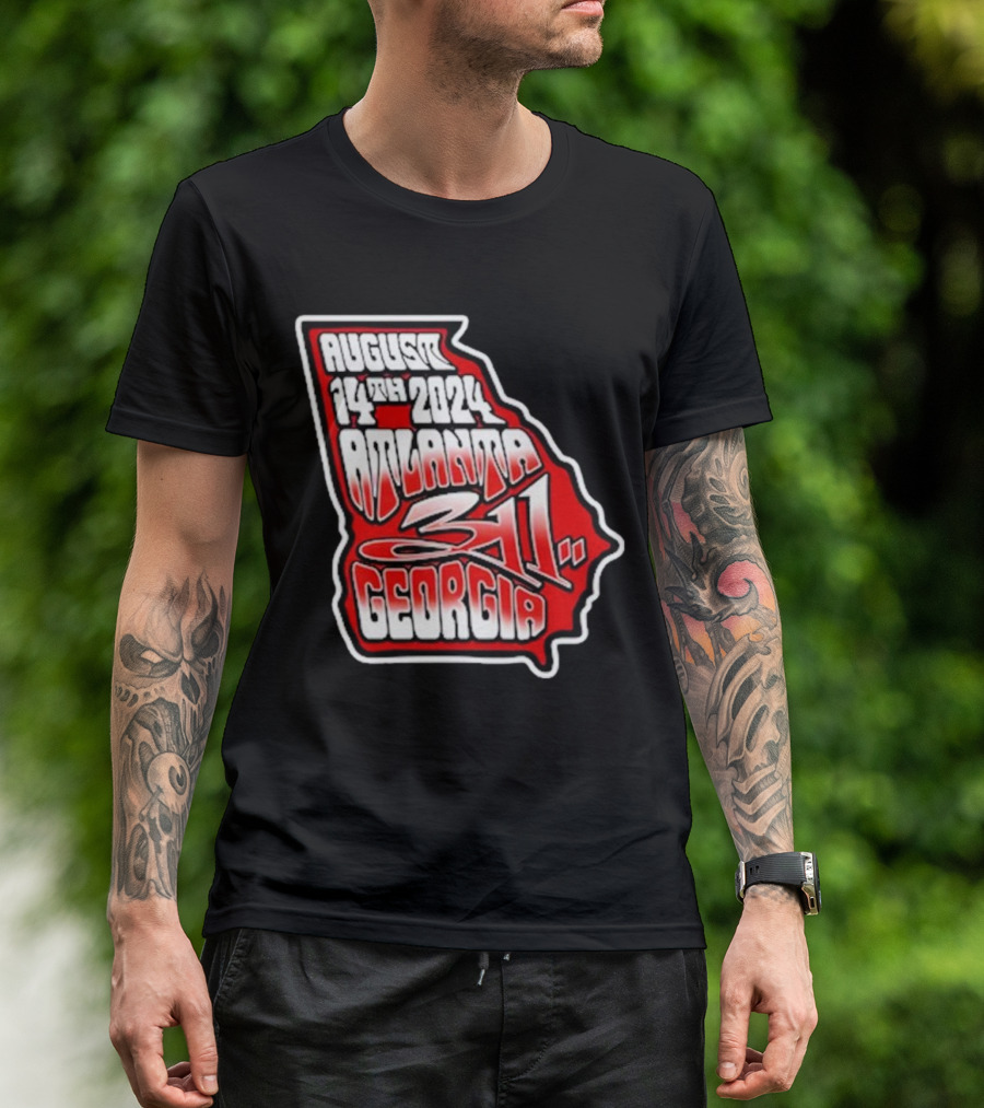 August 14 2024 Atlanta Georgia 311 Coca-Cola Roxy Theatre T-Shirt