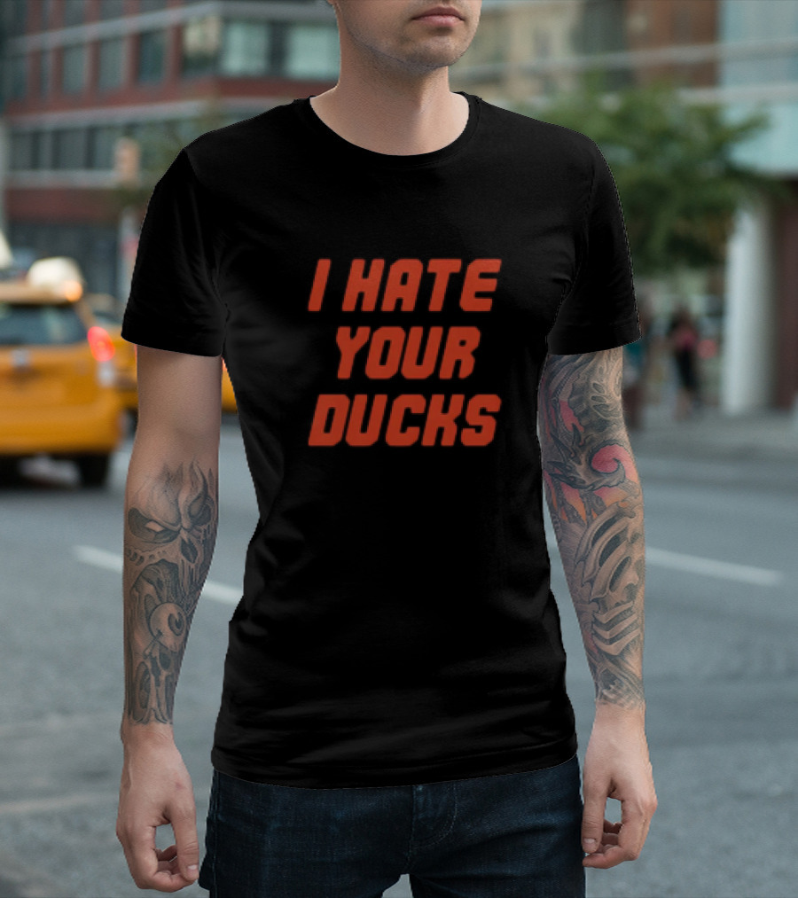 Beavers Troll I Hate Your Ducks T-Shirt