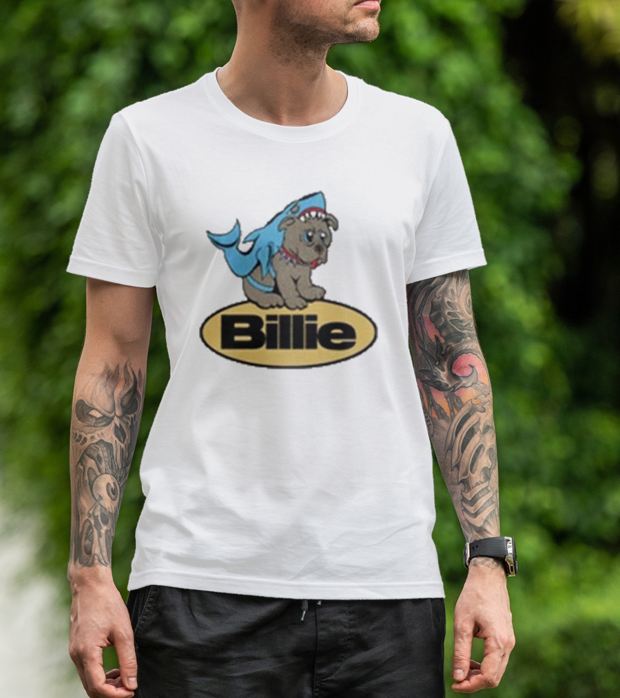 Billie Eilish Shark Puppy Raglan T-Shirt