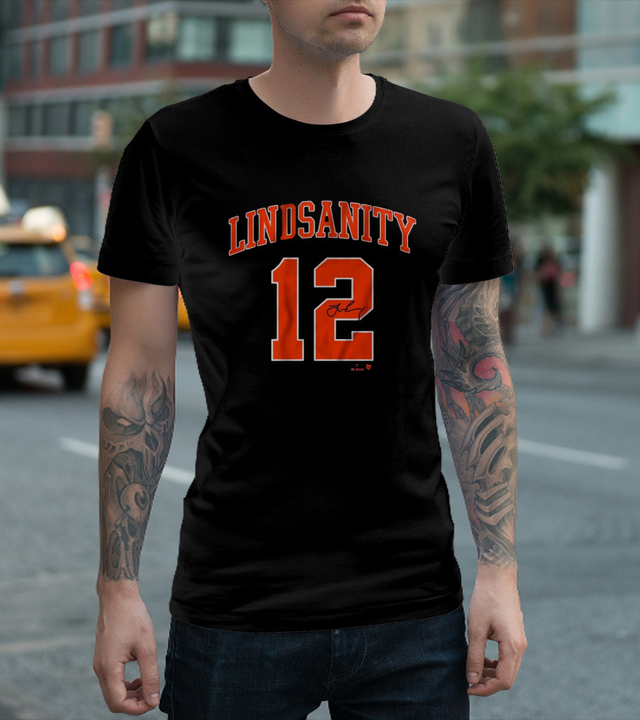Francisco Lindor Lindsanity 12 Signature New York Mets MLB T-Shirt