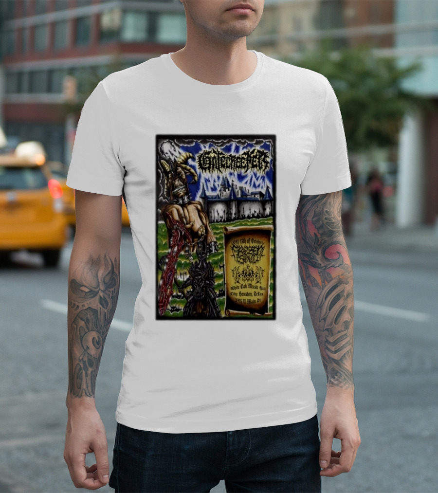 Gatecreeper October 13 2024 White Oak Music Hall Houston Texas Main St Event T-Shirt