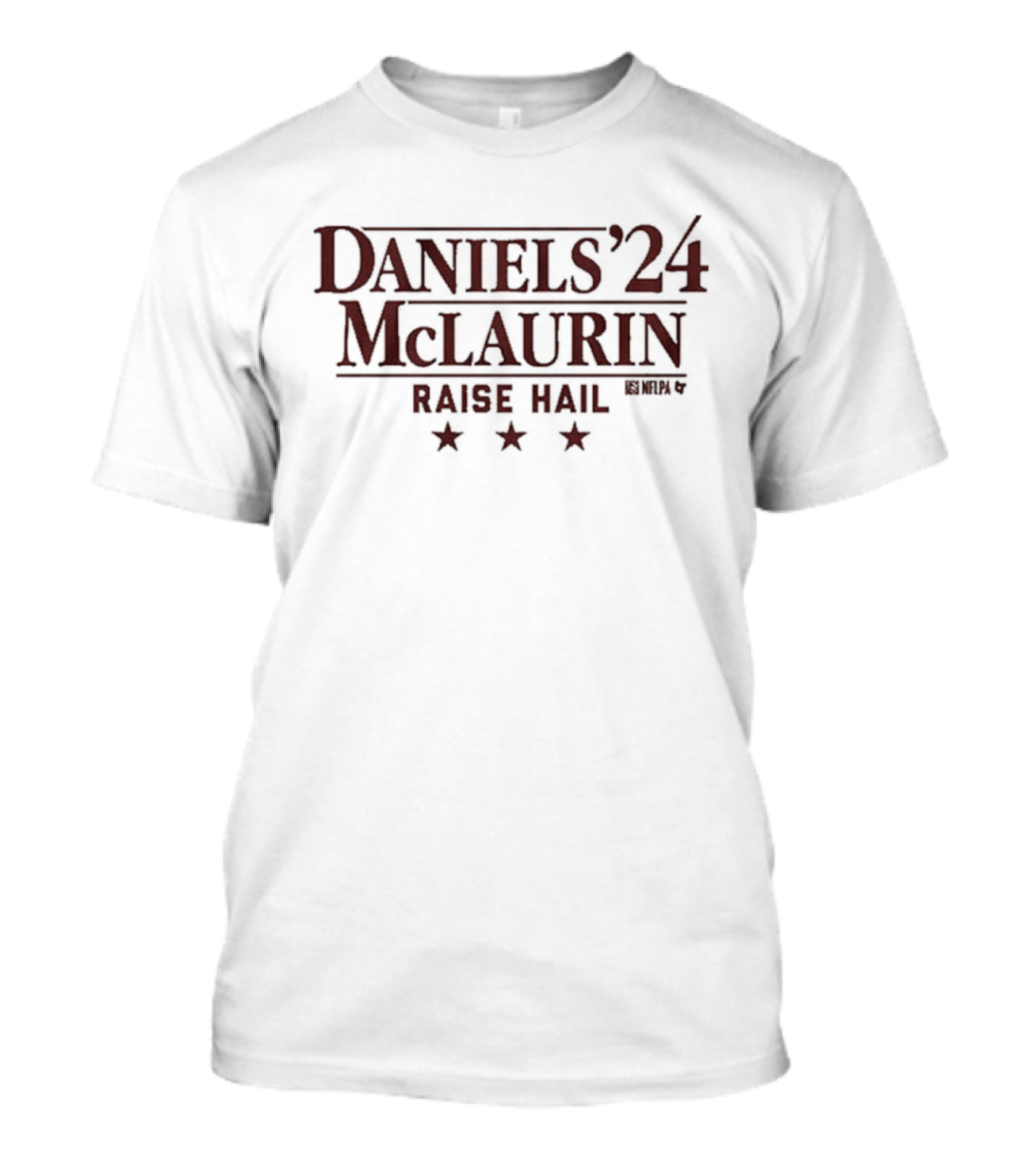 Daniels McLaurin '24 Raise Hail Washington Commanders Redskins NFL T-Shirt