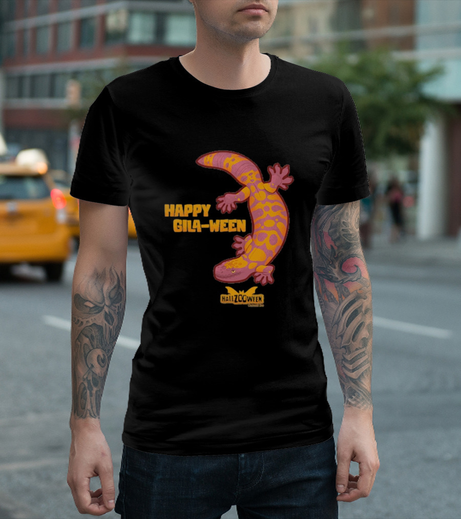 Happy Gila-ween Hallzooween 2024 Gila Monster Halloween T-Shirt