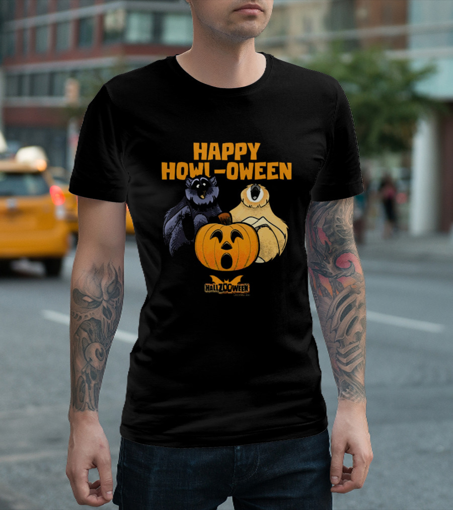 Happy Howl-oween HallZOOween Celebrate Boo T-Shirt