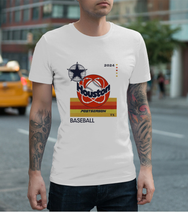 Houston TX Postseason Baseball October T-Shirt