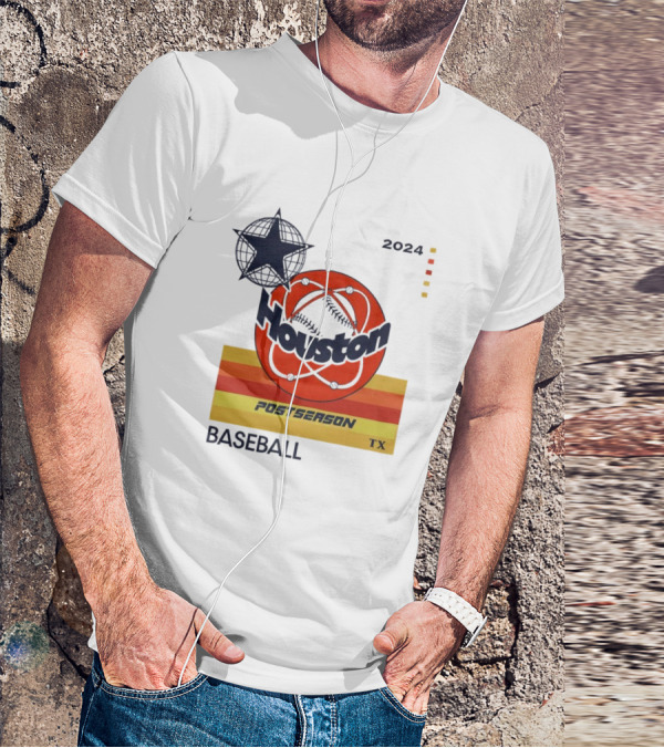 Houston TX Postseason Baseball October T-Shirt