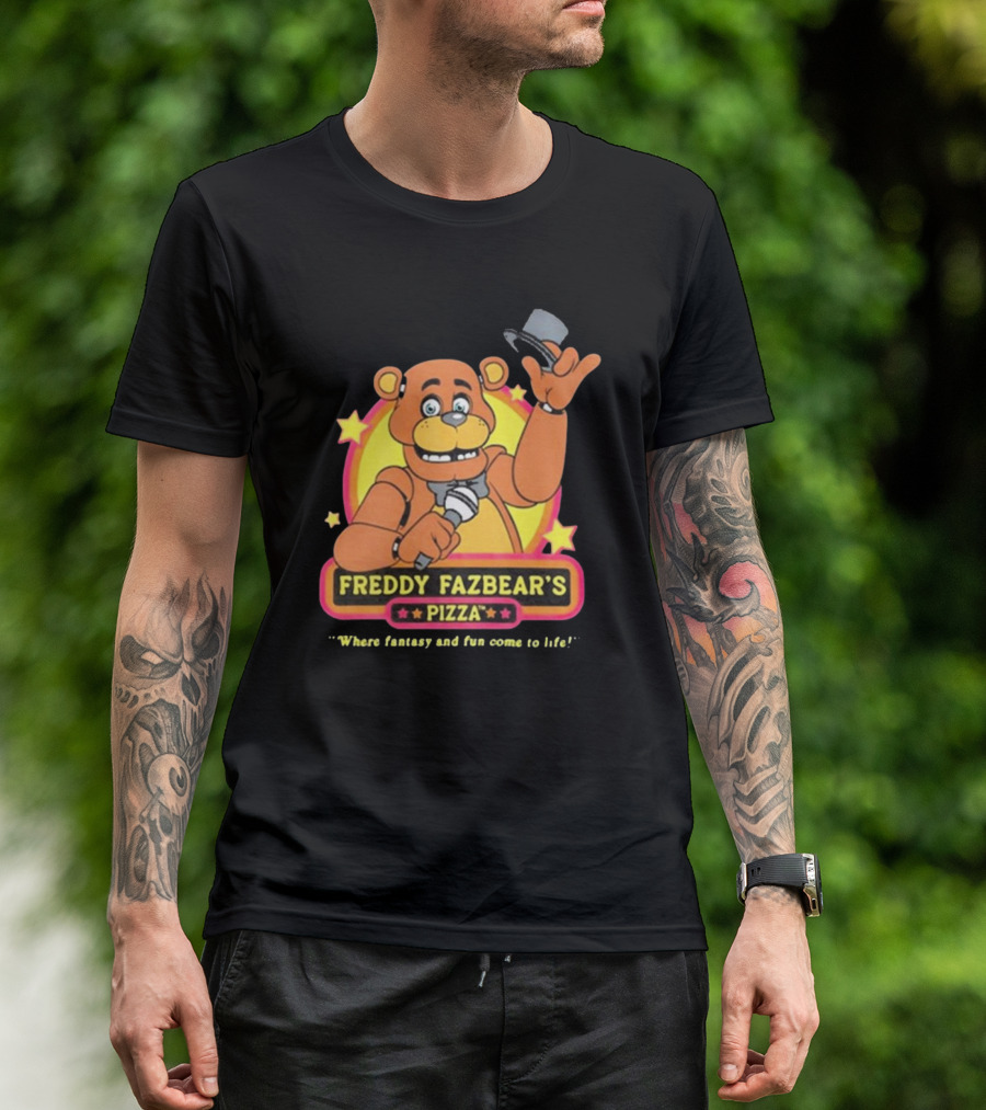 Freddy Fazbear’s Pizza Where Fantasy And Fun Come To Life Five Nights At Freddy’s T-Shirt